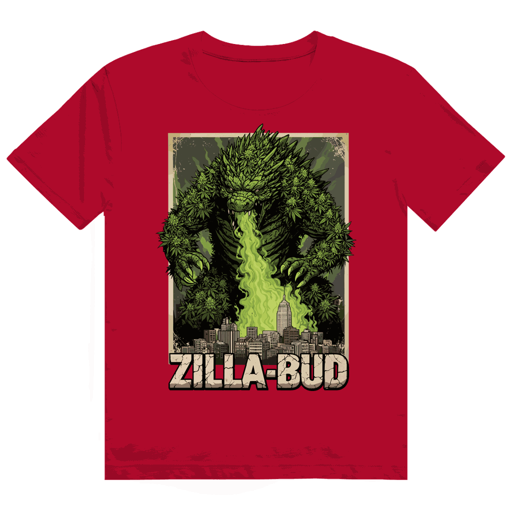 Division420 Heavy Cotton T-Shirt Zilla-Bud aus 100% ringgesponnener Baumwolle mit modernem Tubular Fit und nachhaltiger Produktion
