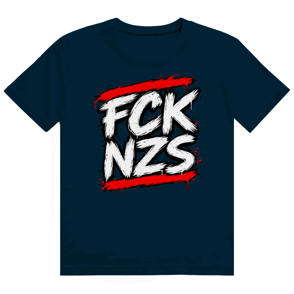 Heavy Cotton T-Shirt - FCK NZS BWR | Division420®