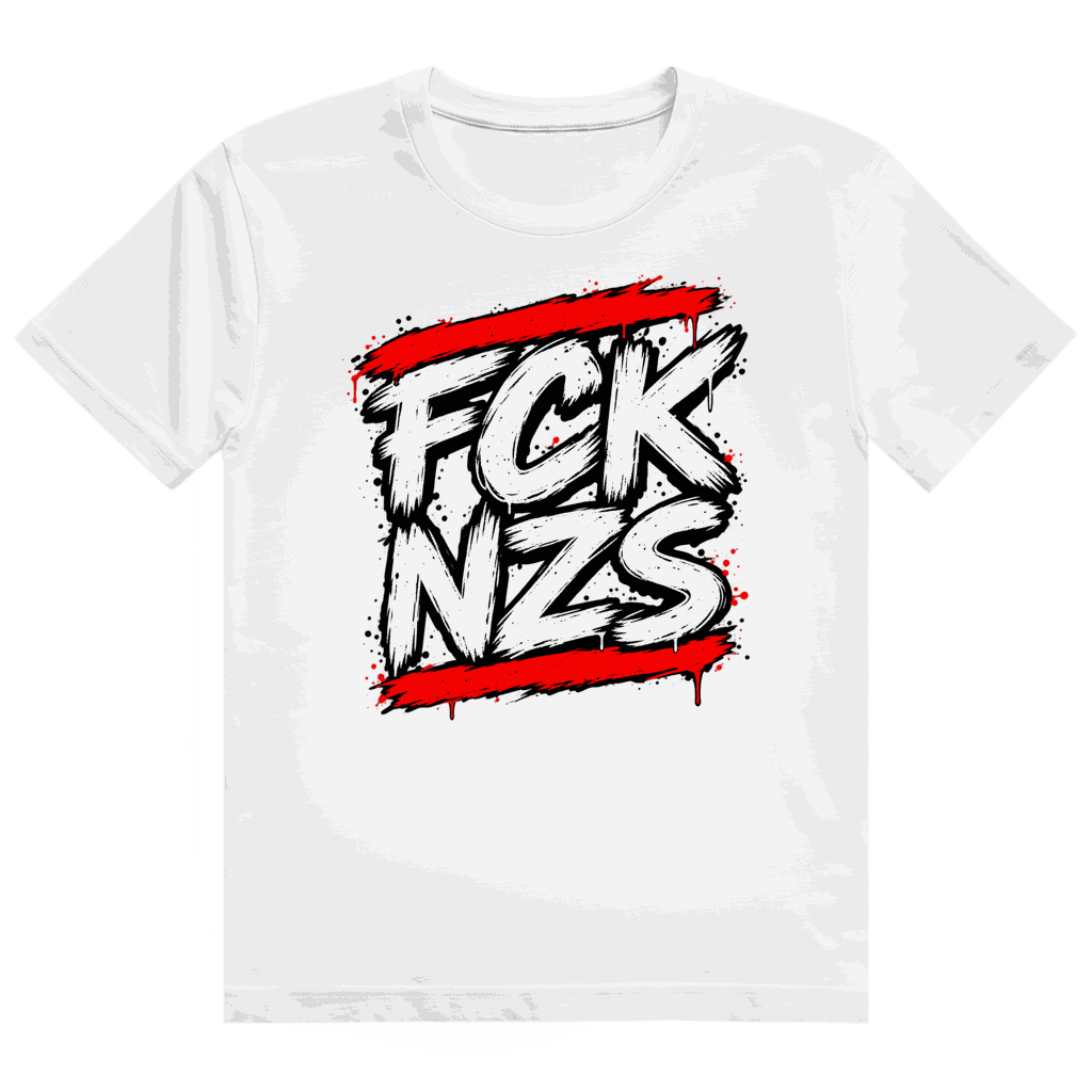 Heavy Cotton T-Shirt - FCK NZS BWR | Division420®