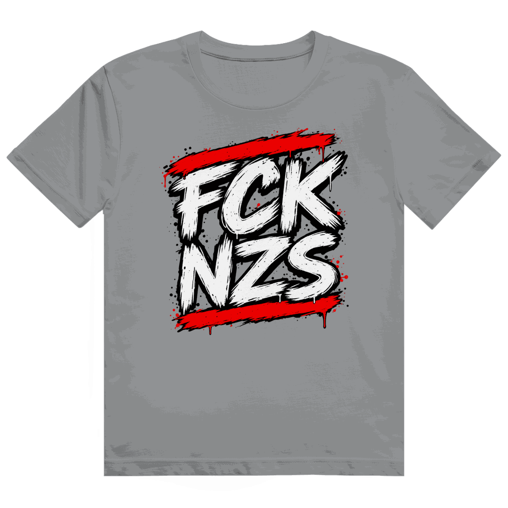 Heavy Cotton T-Shirt - FCK NZS BWR | Division420®