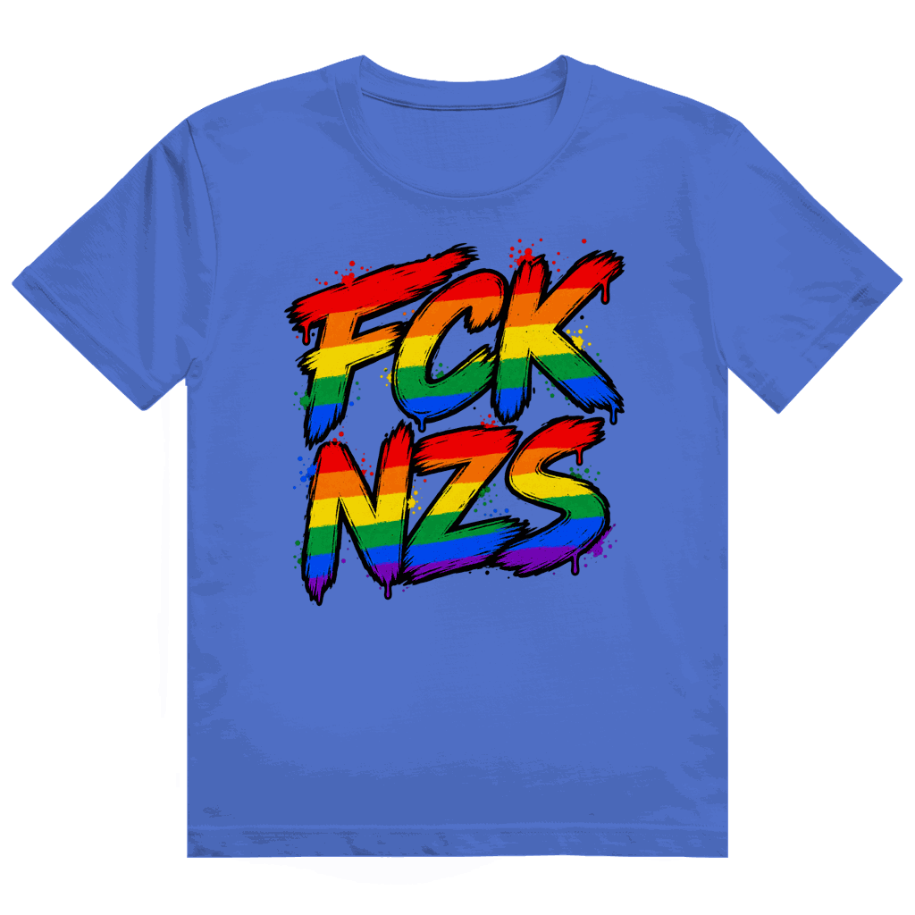Heavy Cotton T-Shirt - Regenbogen FCK NZS | Division420®