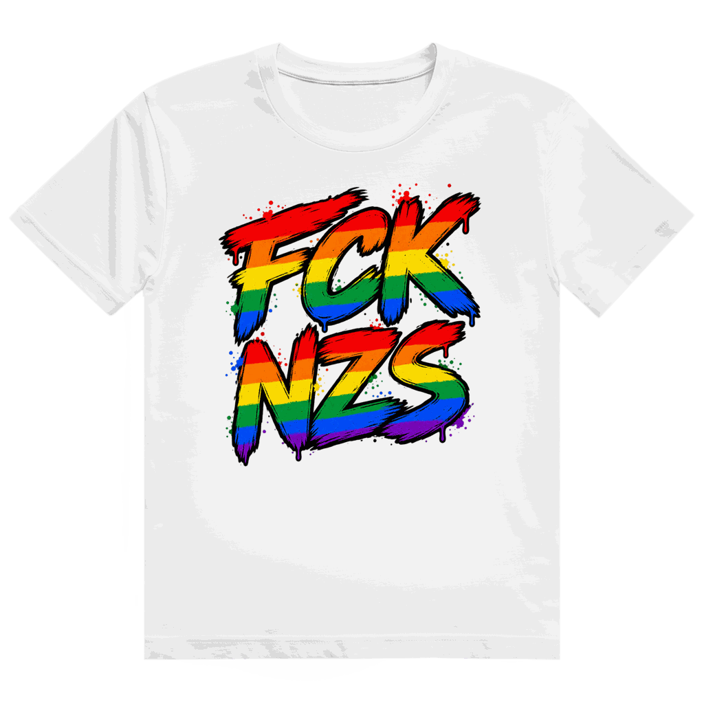 Heavy Cotton T-Shirt - Regenbogen FCK NZS | Division420®