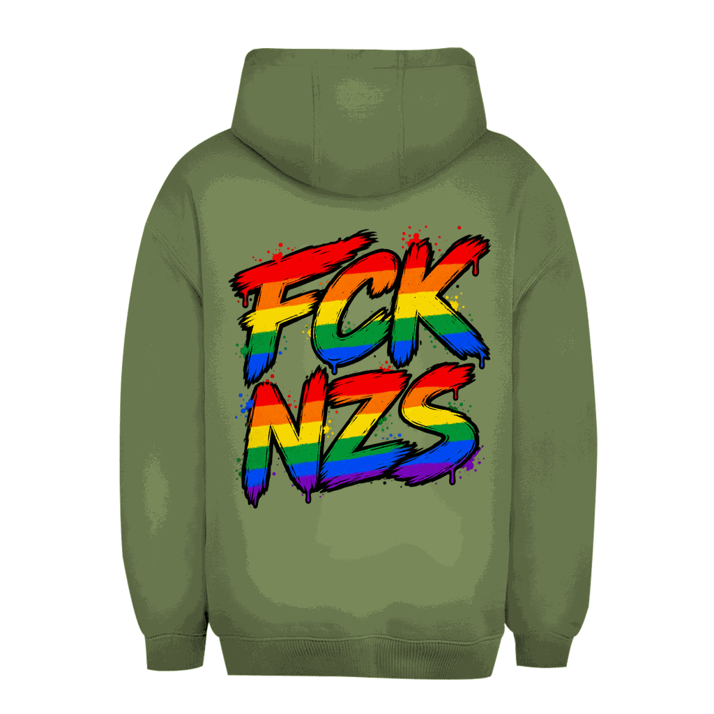 Unisex Oversize Hoodie - Regenbogen FCK NZS | Division420®