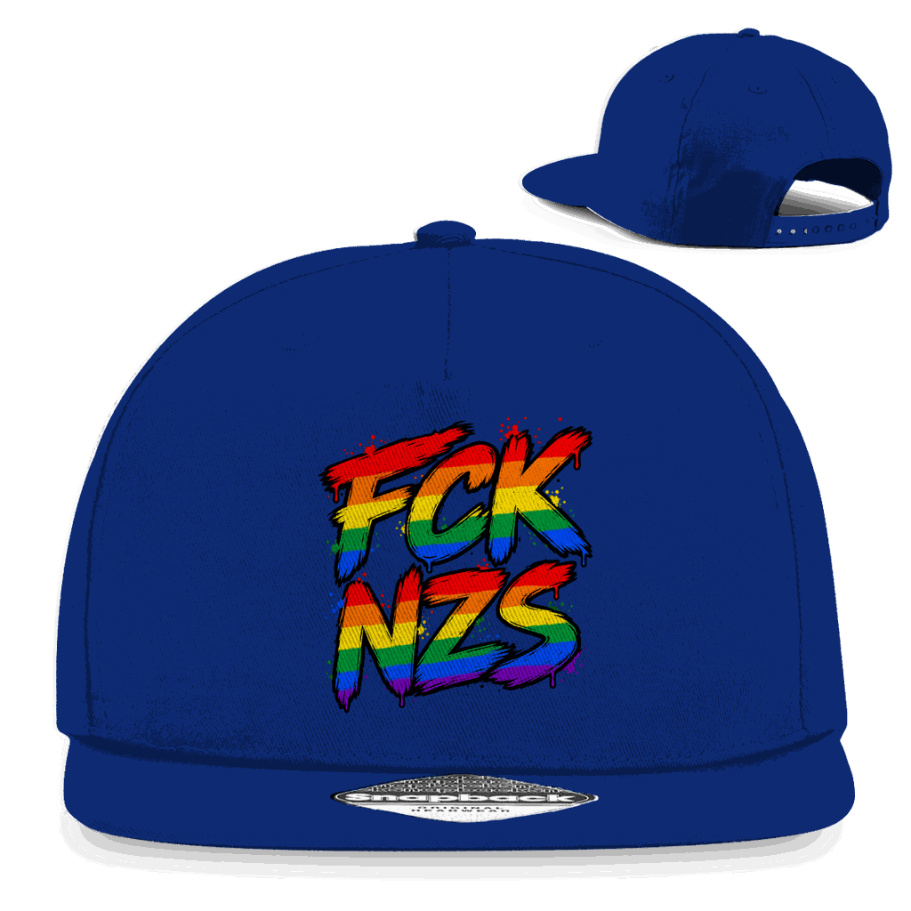 Snapback Rapper Cap - Regenbogen FCK NZS | Division420®