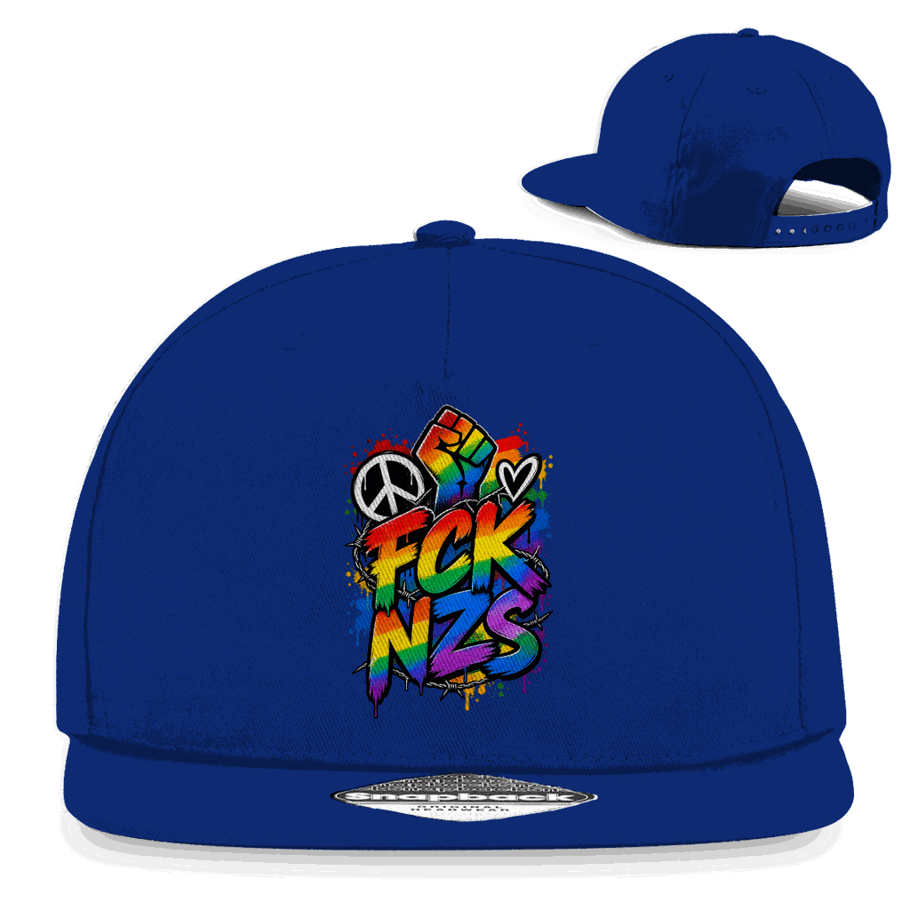 Snapback Rapper Cap - FCK NZS Art Print | Division420®