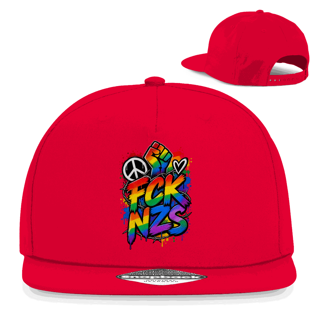 Snapback Rapper Cap - FCK NZS Art Print | Division420®