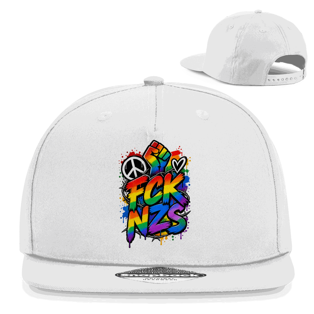 Snapback Rapper Cap - FCK NZS Art Print | Division420®