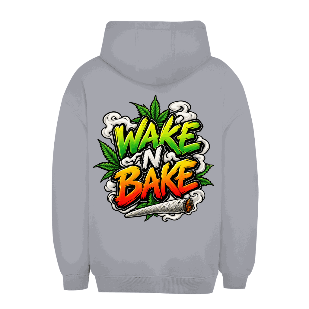 Unisex Oversize Hoodie - Wake N Bake | Division420®