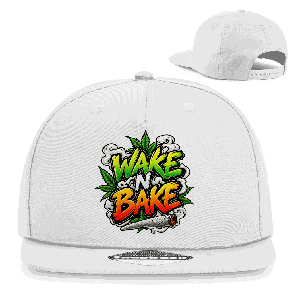 Snapback Rapper Cap - Wake N Bake | Division420®