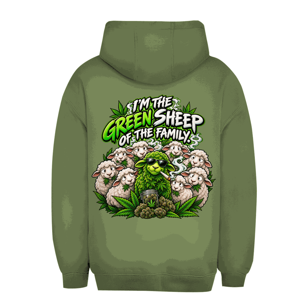 Unisex Oversize Hoodie - Im the green Sheep | Division420®