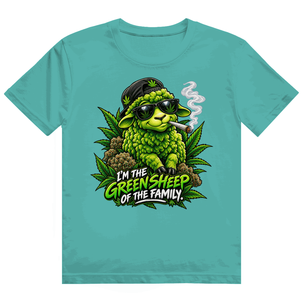 Heavy Cotton T-Shirt - Green Sheep | Division420®