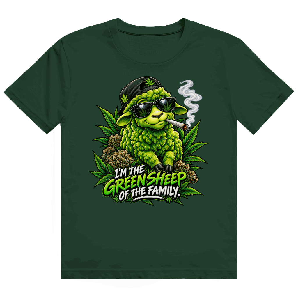 Heavy Cotton T-Shirt - Green Sheep | Division420®
