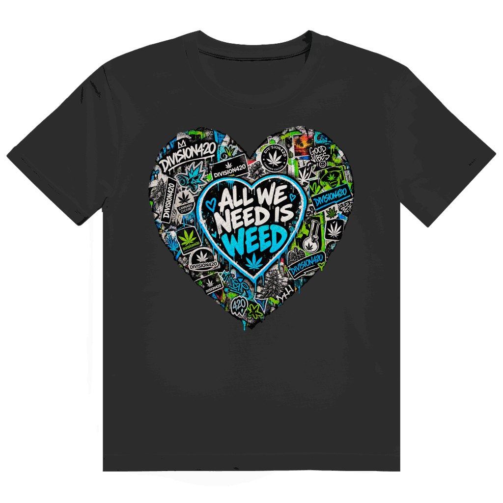 Herren Heavy Cotton T-Shirt - All we need | Division420®