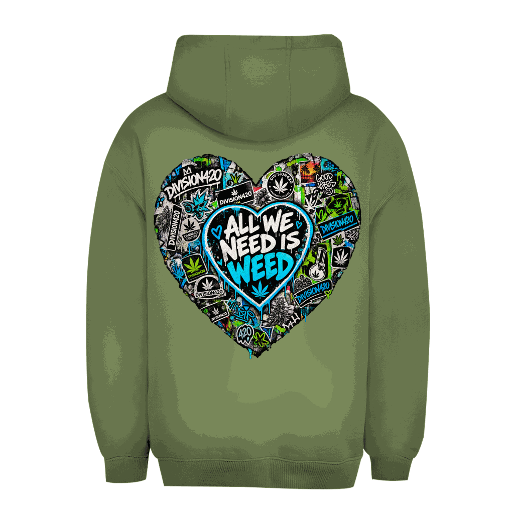 Unisex Oversize Hoodie - All we need | Division420®