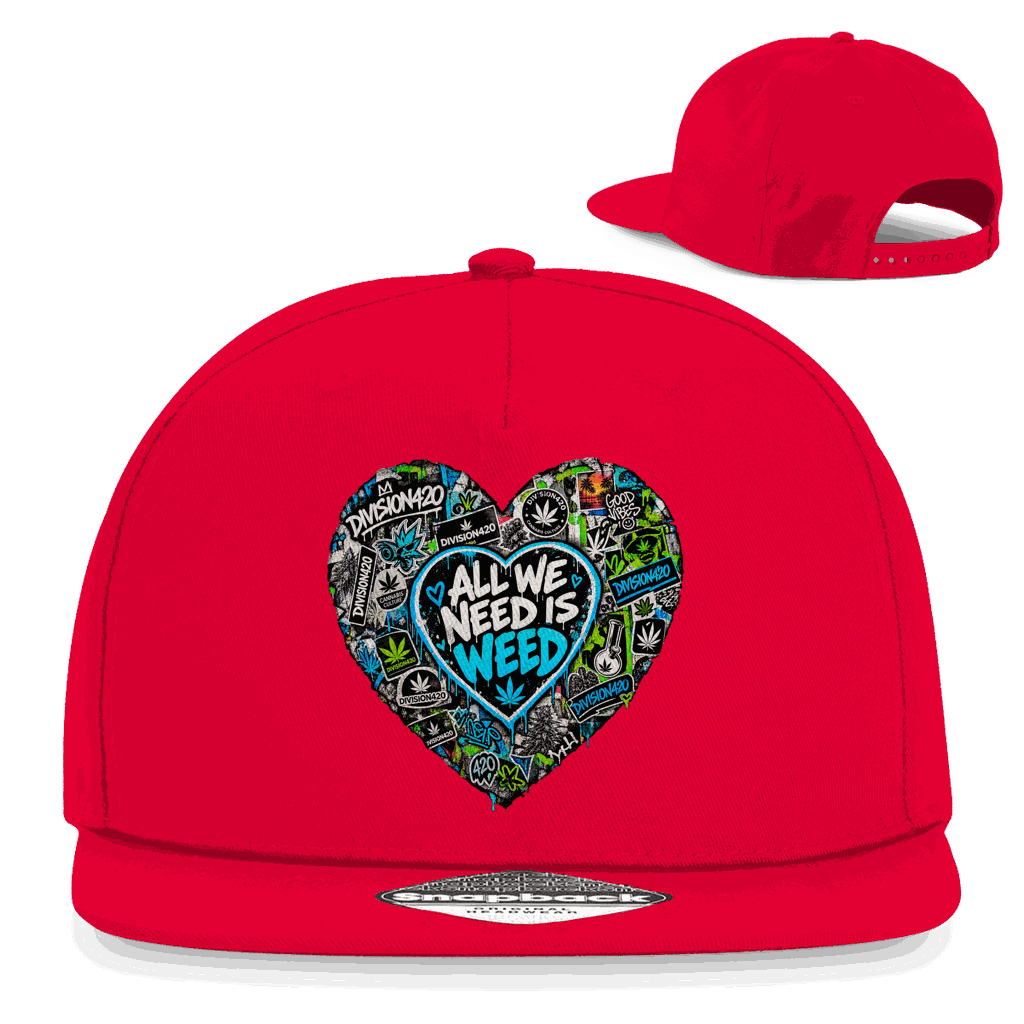 Snapback Rapper Cap - All we need | Division420®