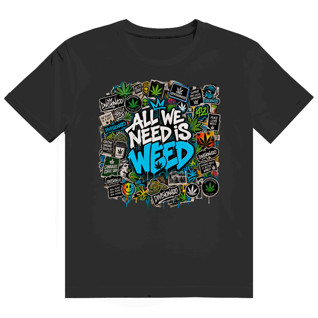 Heavy Cotton T-Shirt - All we need is Weed | Division420®