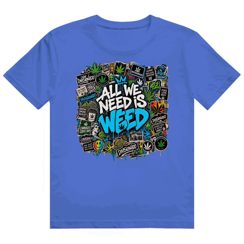 Heavy Cotton T-Shirt - All we need is Weed | Division420®
