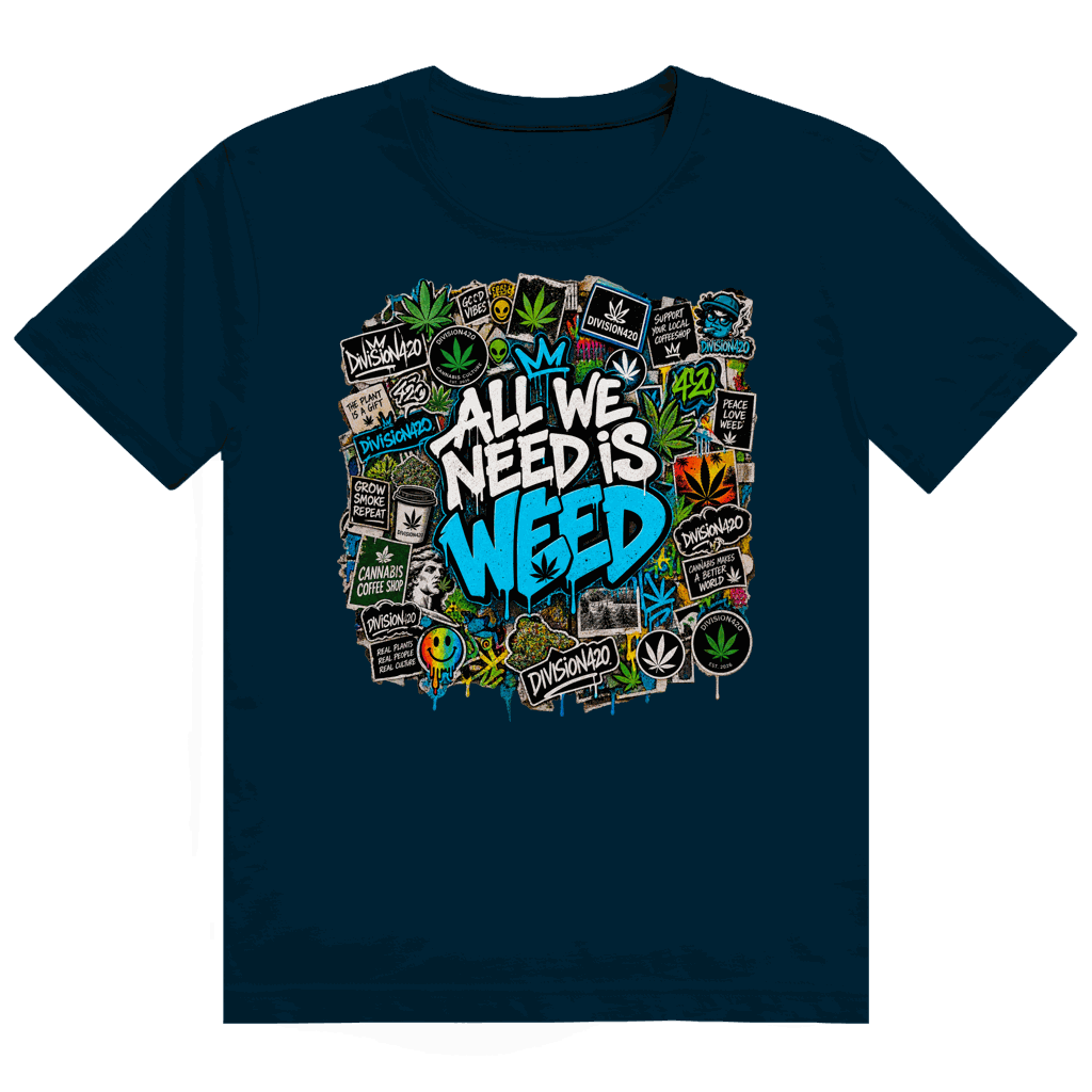 Heavy Cotton T-Shirt - All we need is Weed | Division420®