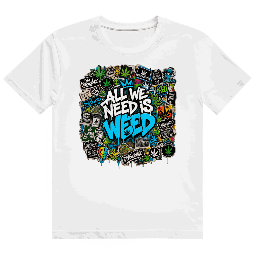 Heavy Cotton T-Shirt - All we need is Weed | Division420®