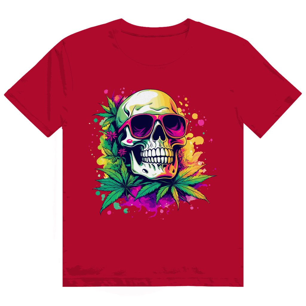 Heavy Cotton T-Shirt - Cool Skull | Division420®