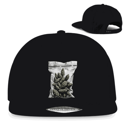 Division420 Snapback Cap Weed Pack aus Baumwoll-Twill mit flachem Schirm und Retro Snapbackverschluss