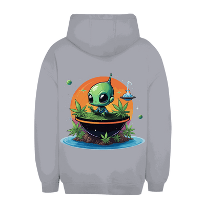 Unisex Oversize Hoodie OG Alien von Division420 mit urbanem Style und nachhaltiger Baumwolle
