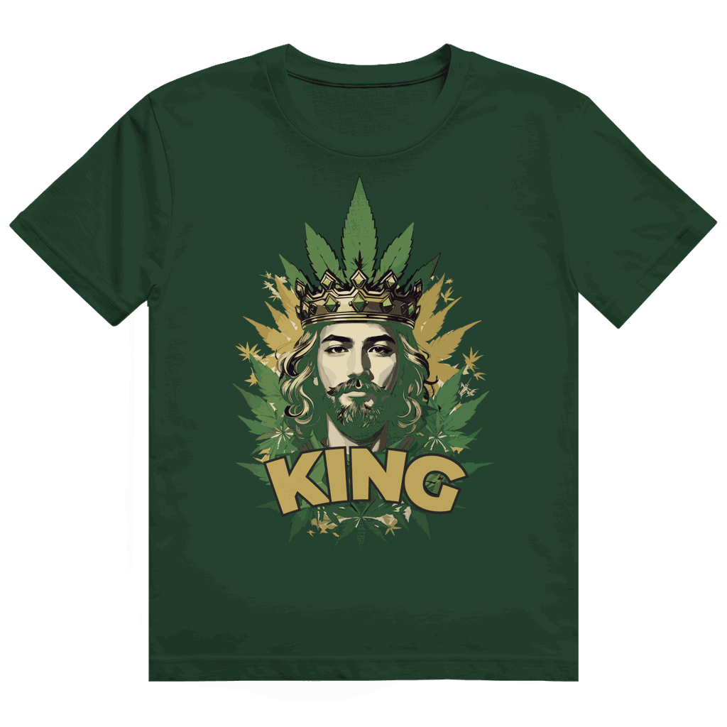Heavy Cotton T-Shirt - The King of Weed | Division420®