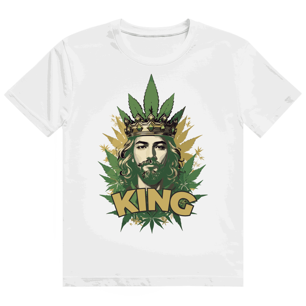 Heavy Cotton T-Shirt - The King of Weed | Division420®