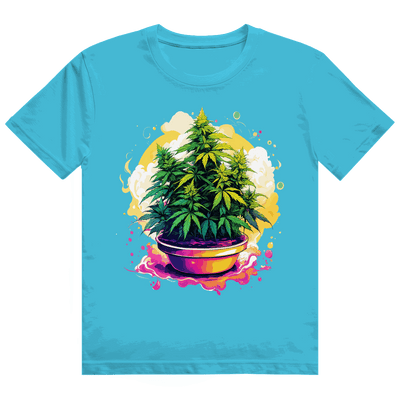 Size chart for Division420 Heavy Cotton T-Shirt Weed Dreams unisex fit