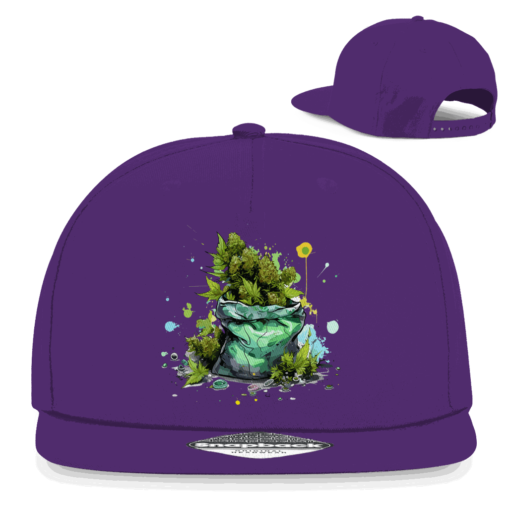 Snapback Rapper Cap - Sweet Weed  Pack | Division420®