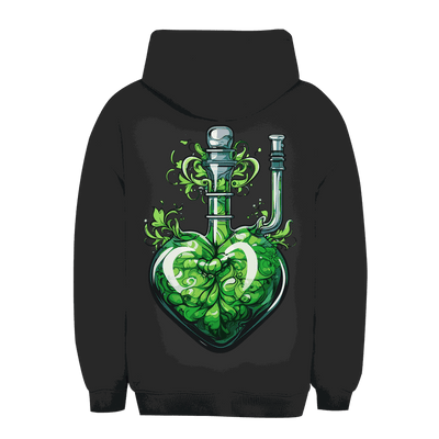 Unisex Oversize Hoodie Heart Bong