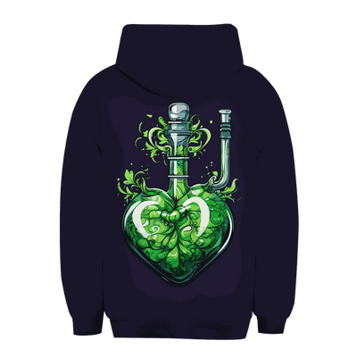 Unisex Oversize Hoodie Heart Bong