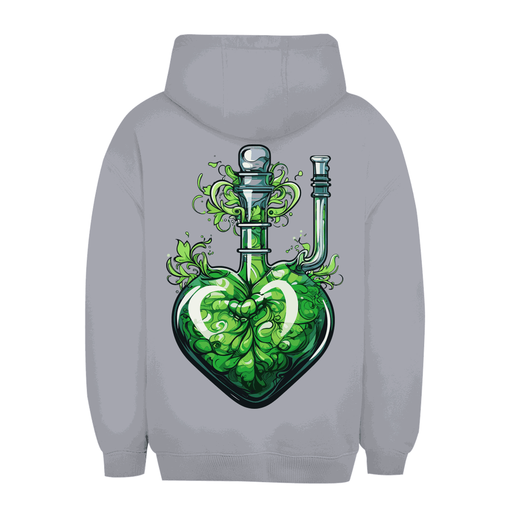 Unisex Oversize Hoodie Heart Bong