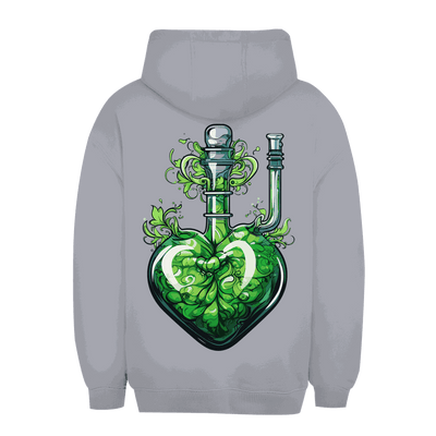 Unisex Oversize Hoodie Heart Bong