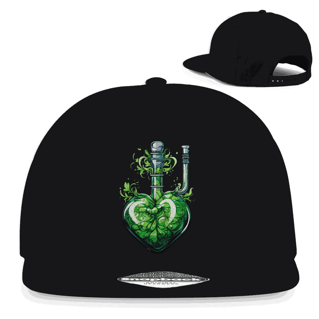 Snapback Rapper Cap - Heart Bong | Division420®