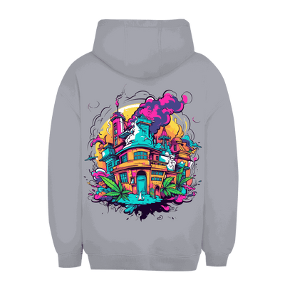 Unisex Oversize Hoodie von Division420 in urbanem Stil mit Kapuze und Kängurutasche
