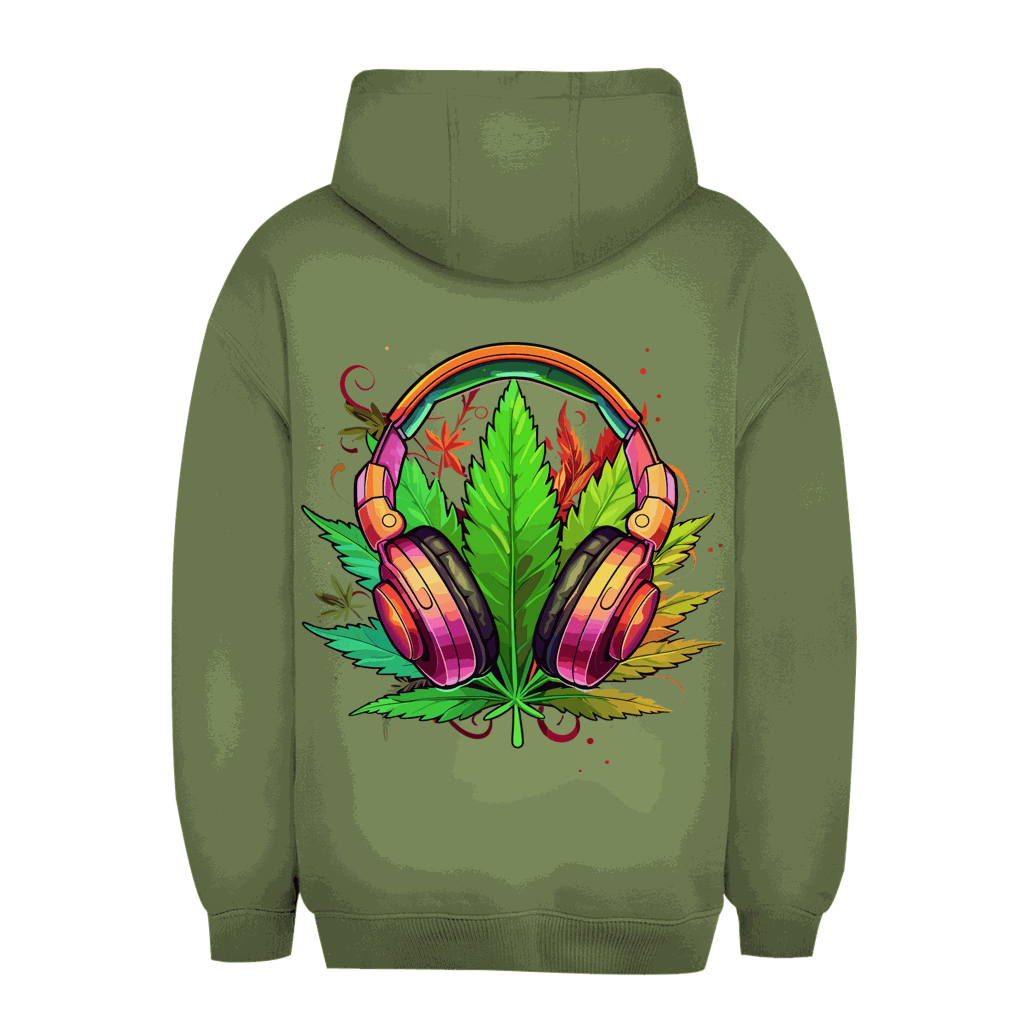 Unisex Oversize Hoodie - I Love Music | Division420®