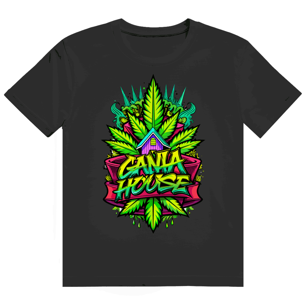 Heavy Cotton T-Shirt - Ganja House | Division420®