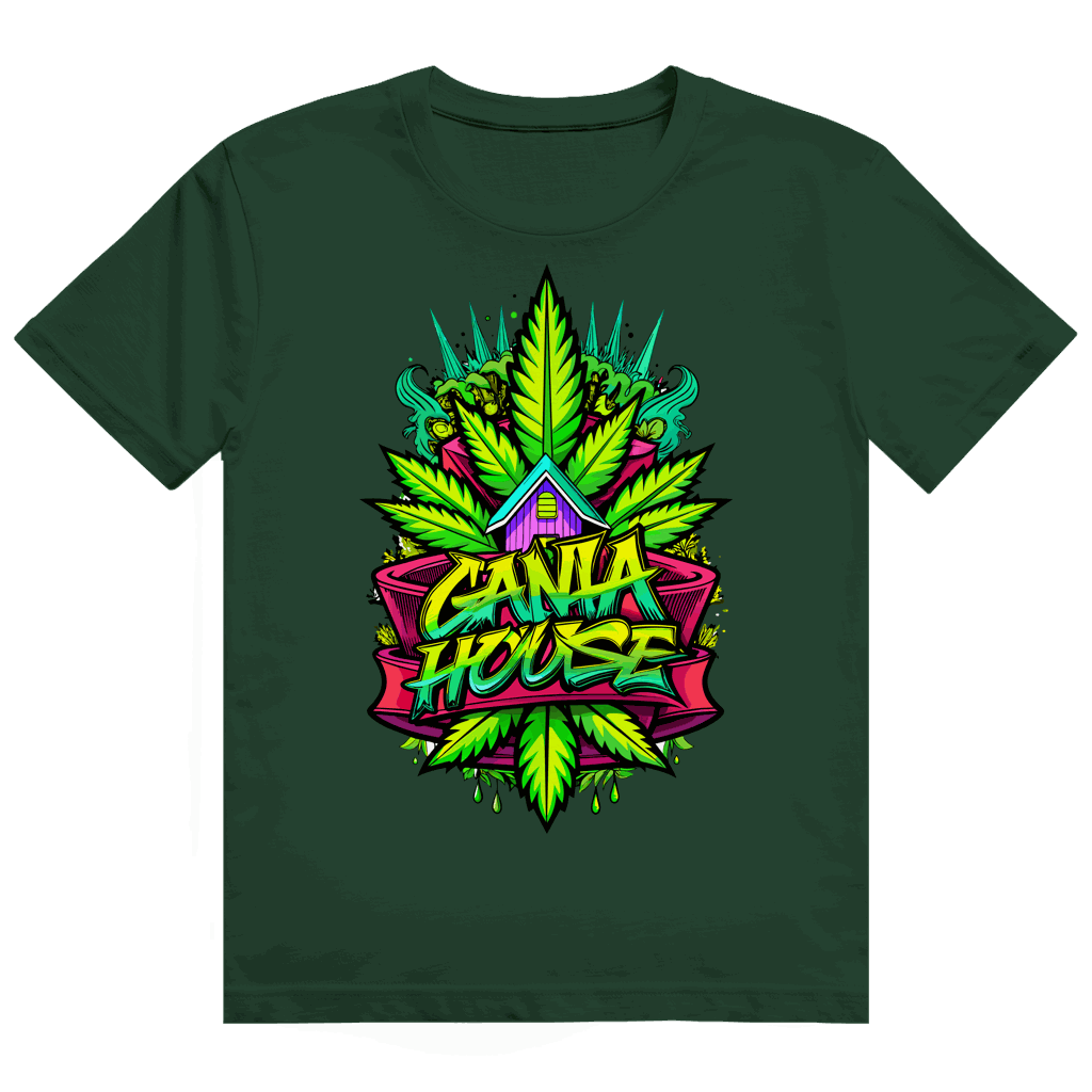 Heavy Cotton T-Shirt - Ganja House | Division420®