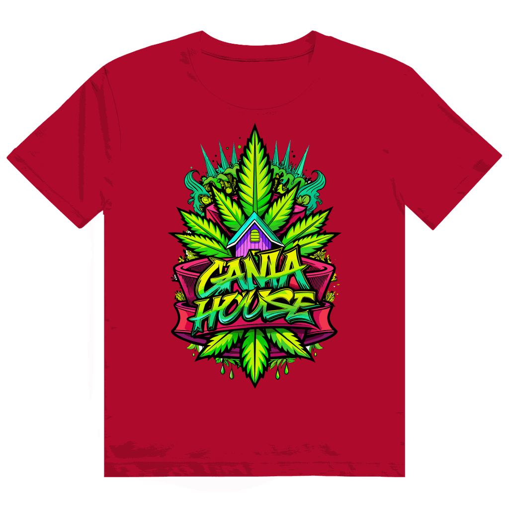 Heavy Cotton T-Shirt - Ganja House | Division420®