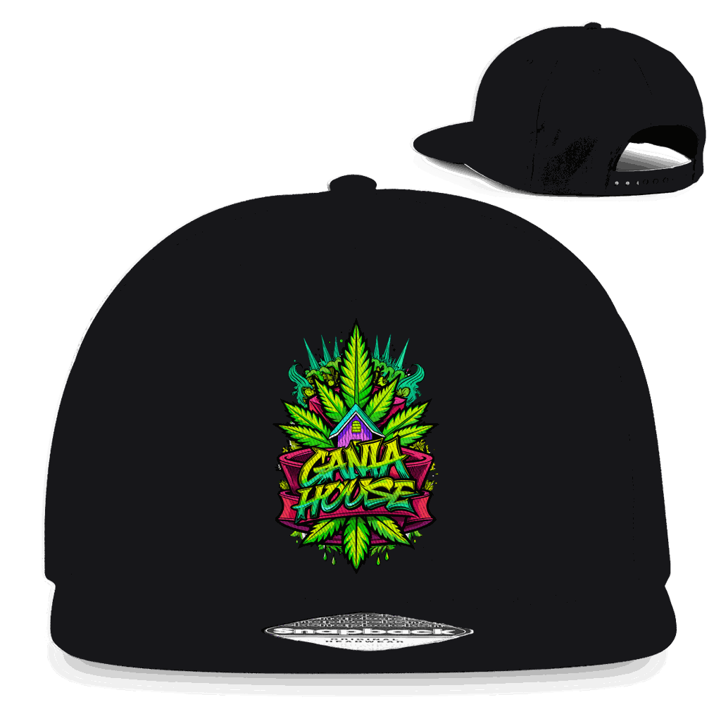 Snapback Rapper Cap - Ganja House | Division420®