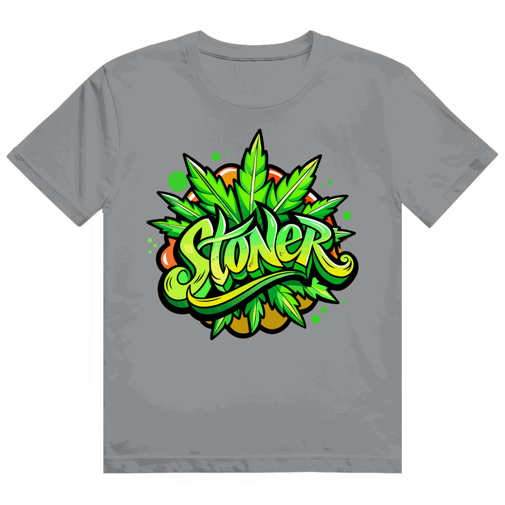 Division420 Heavy Cotton T-Shirt in unisex tubular fit, made of 100% ring-spun cotton, featuring durable rib collar and double-stitched hems.