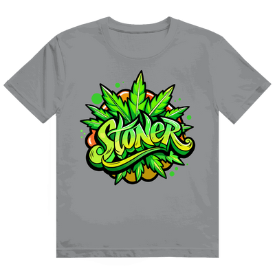 Division420 Heavy Cotton T-Shirt in unisex tubular fit, made of 100% ring-spun cotton, featuring durable rib collar and double-stitched hems.