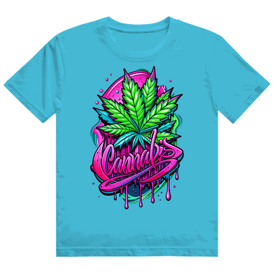 Division420 Heavy Cotton T-Shirt Cannabis with durable fabric and streetstyle design