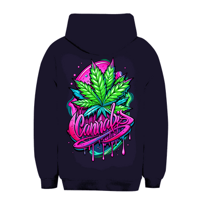 Division420 unisex oversize hoodie cannabis design with kangaroo pocket and adjustable hood
