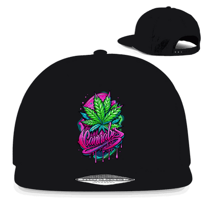 Snapback Rapper Cap - Cannabis | Division420®
