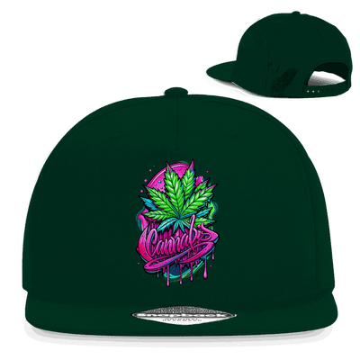 Snapback Rapper Cap - Cannabis | Division420®