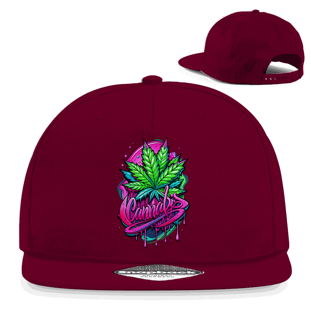 Snapback Rapper Cap - Cannabis | Division420®
