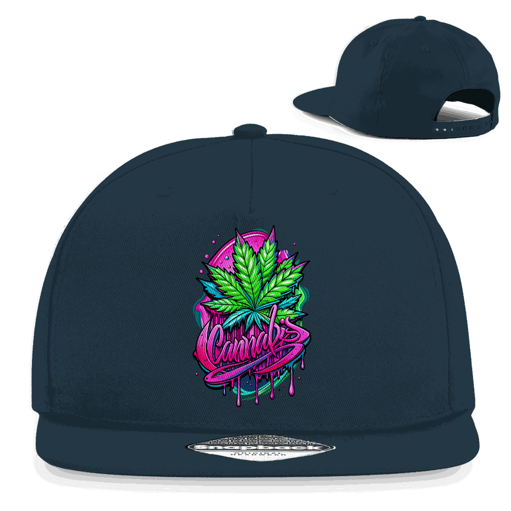 Snapback Rapper Cap - Cannabis | Division420®