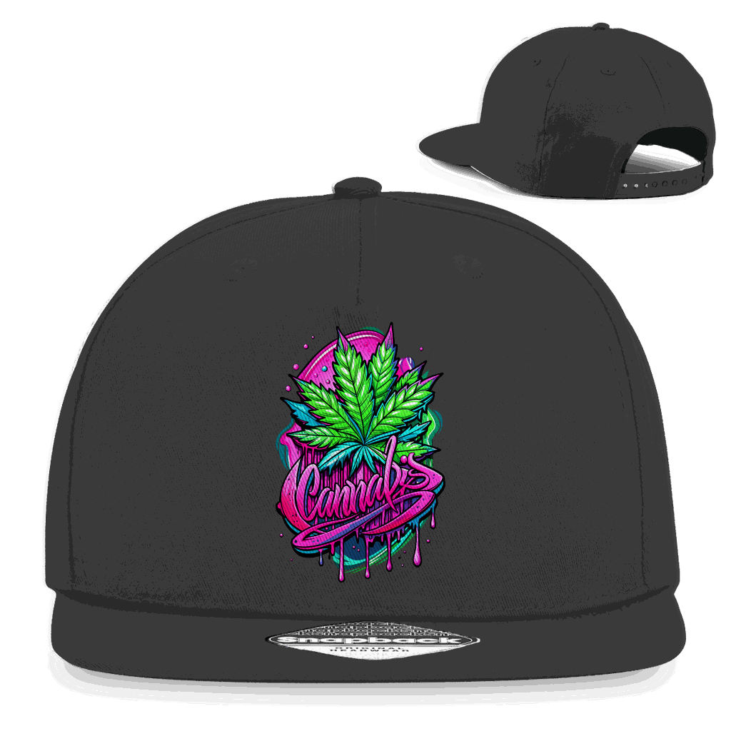 Snapback Rapper Cap - Cannabis | Division420®